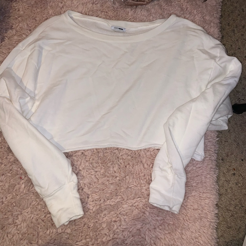 Fashion Nova White Crop Top